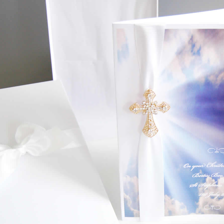 Heavenly Clouds Boxed Religious Card - theluxeco.co.uk