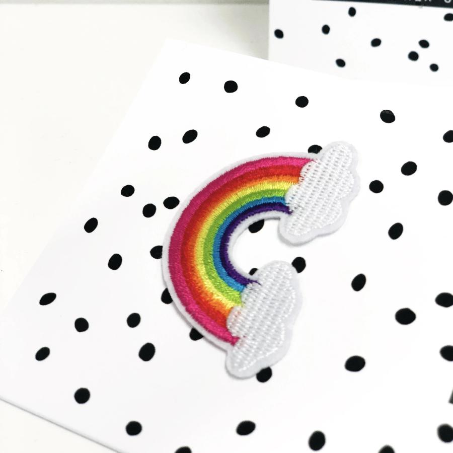 Rainbow Scented Motif Card - Hope your birthday Is filled with Rainbows and sparkles