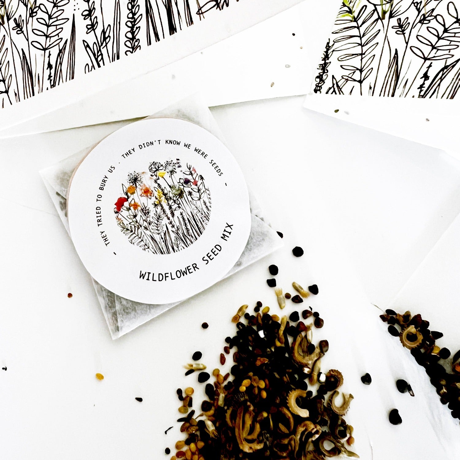 Bees wildflower meadow flower seed mix | To create a little meadow flower patch