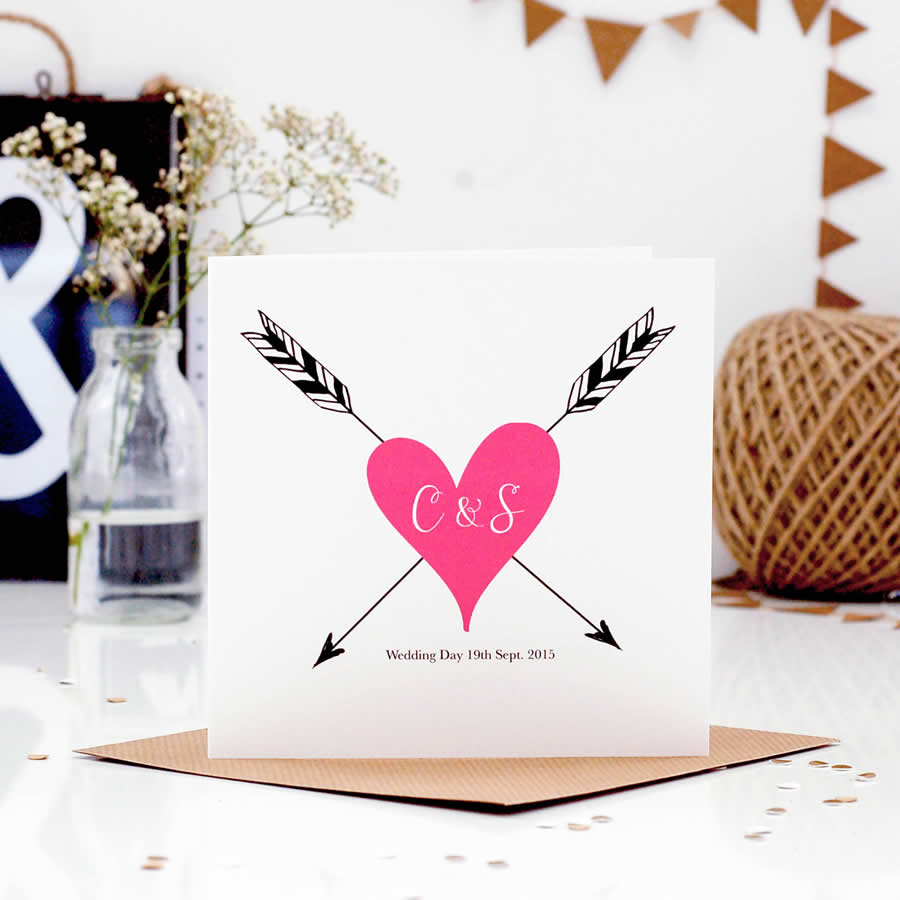 Tattoo heart Valentines card for boyfriend | The Luxe Co