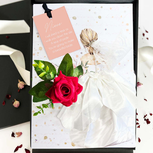 Luxury Niece Wedding card | The Luxe Co
